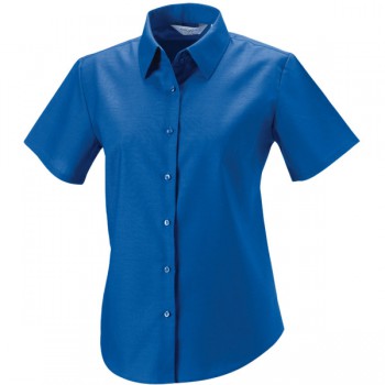 Ladies ss easy care oxford shirt